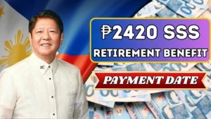 ₱2420 Retirement Benefit September 2025