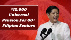 ₱12,000 Universal Pension For 60+ Filipino Seniors In January 2026 – Know Payment Date